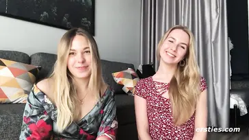 Two lesbian friends share an apartment and lick each other's pussies