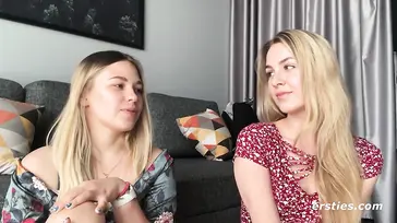 Two lesbian friends share an apartment and lick each other's pussies