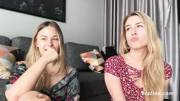 Two lesbian friends share an apartment and lick each other's pussies