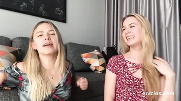 Two lesbian friends share an apartment and lick each other's pussies