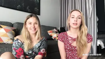 Two lesbian friends share an apartment and lick each other's pussies