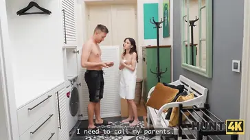 A stranger offers her money to let him have sex with her... and her boyfriend gives him permission.