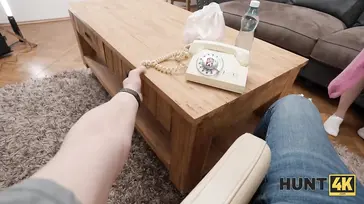 The married neighbor offers her money to let him have sex with her... in front of her boyfriend